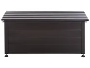 Storage Box CAMPALTO 113 cm 50 cm Metal Dark Brown_937908