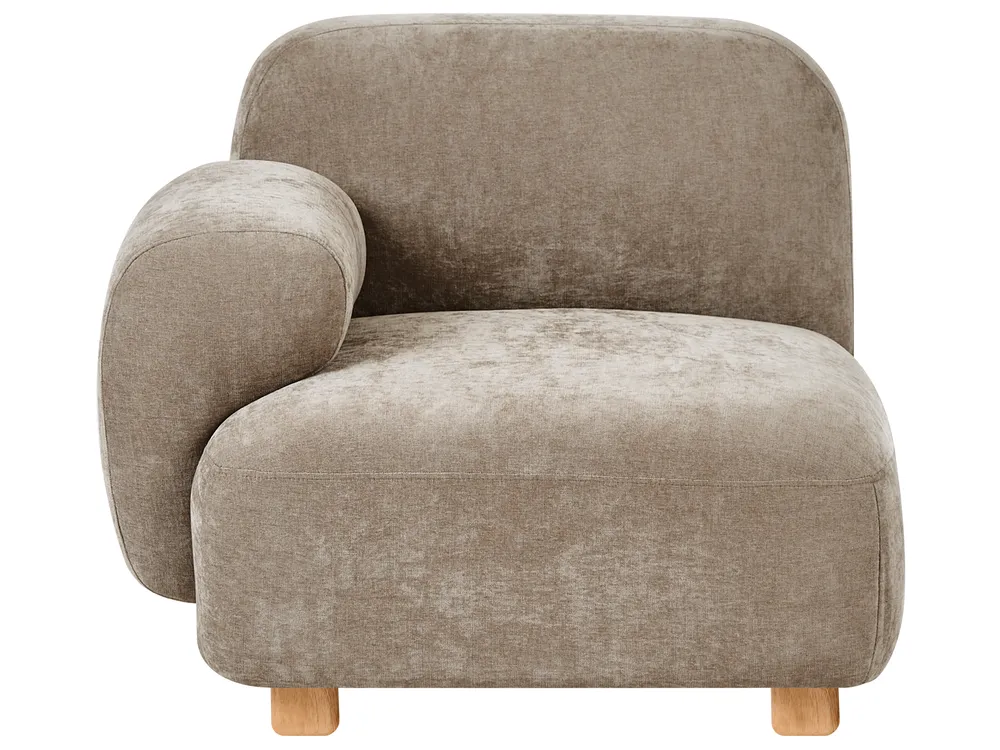 Modular Sofa 3 Seater AMLI Fabric Beige_1070258