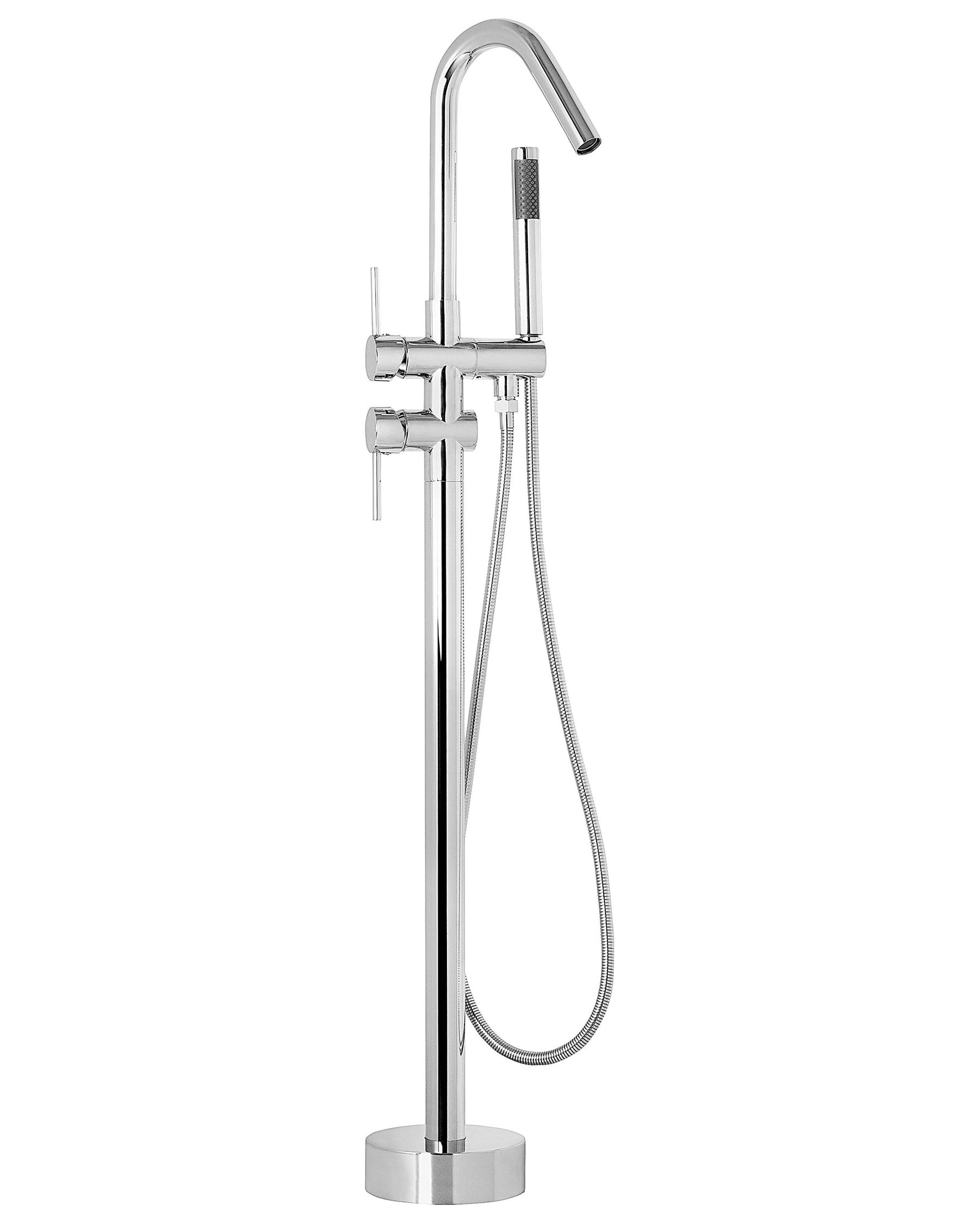 Bateria wannowa wolnostojąca srebrna VICTORIA_247254