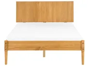 Bett mit Lattenrost Kiefernholz AMBAZAC 120 x 200 cm Hellbraun_1099163