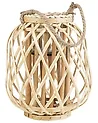 Lantern MAURITIUS 30 cm Willow Wood Natural