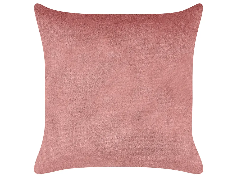 Left-Hand Chaise Lounge MERI Velvet Pink with Storage