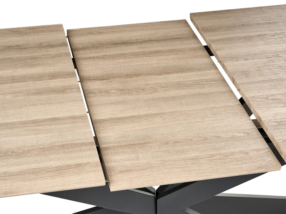 Dining Table FINLEY Light Brown 160/200 cm 90 cm_1043843