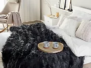 Couvre-lits DELICE 200 x 220 cm Noir_1178140