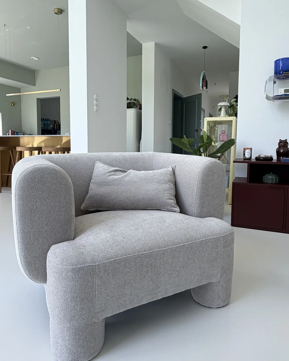 Fauteuil HOGBO Tissu Beige_1167940