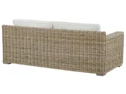 Garden Sofa 2 Seater ARDEA Rattan Light Brown_785356