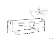 Szafka RTV TIMBER Ciemnobrązowy_816499
