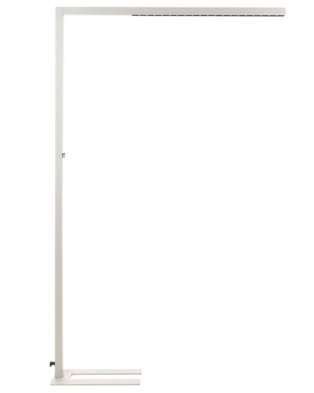 LED Floor Lamp SAGITTA with Dimmer Metal Silver