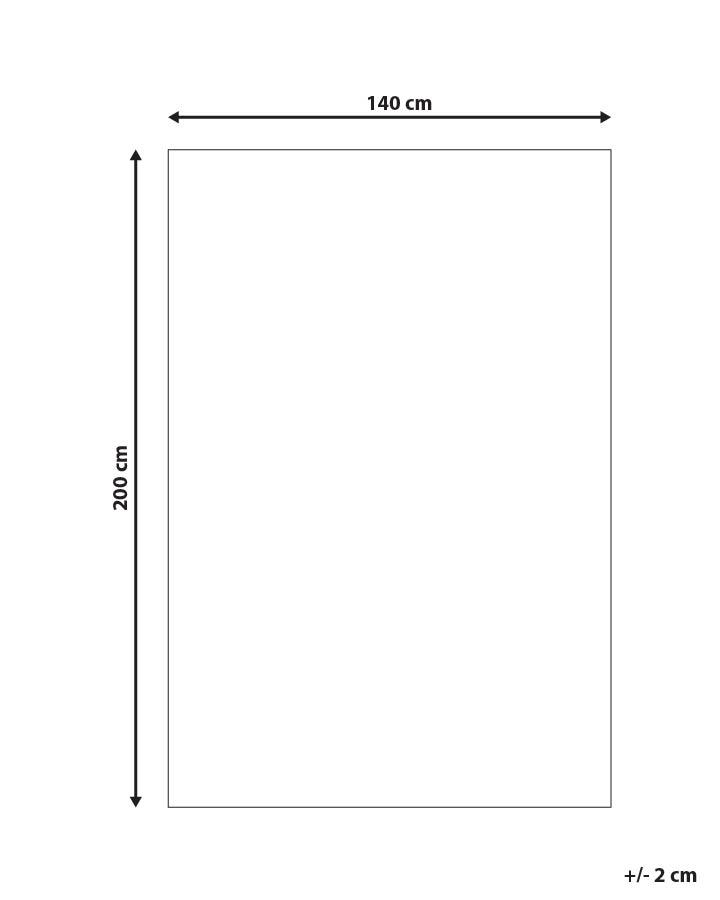 Teppe skinn 140 x 200 cm brun SERINOVA_780617