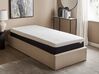 Matelas simple en mousse de latex ferme avec housse amovible 90 x 200 cm COZY_914183