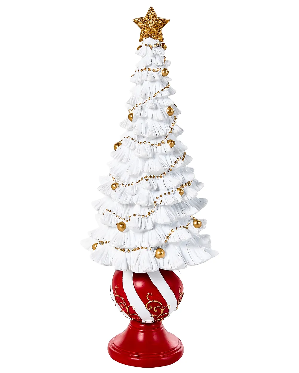 HITIS 32/32/40 cm Albero di Natale Rosso/Bianco_1175558