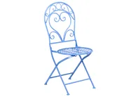 Bistro Set ALBINIA Metal Blue_1016127