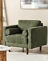Armchair NURMO Fabric Dark Green
