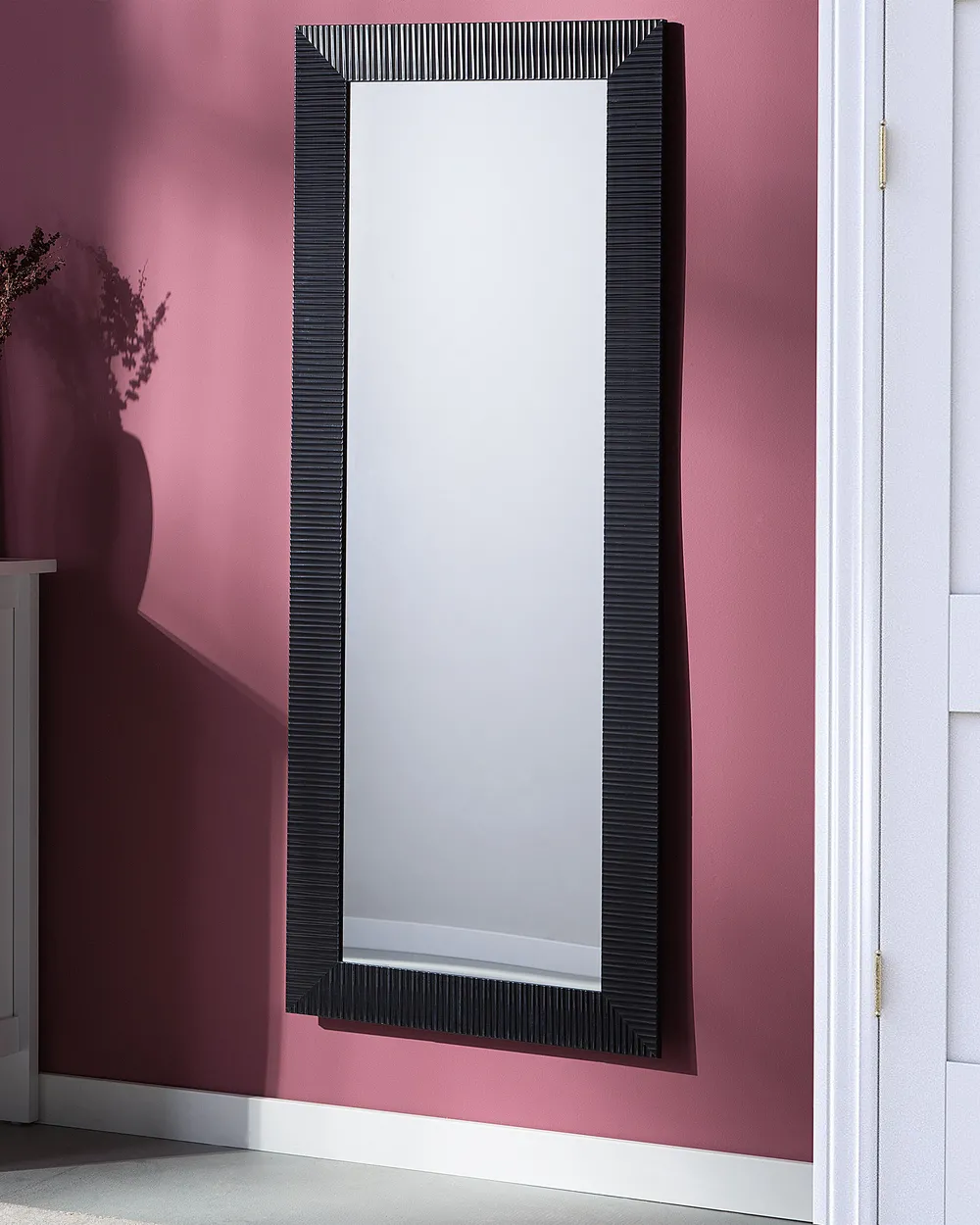 Wall Mirror DRAVEIL 50 cm 130 cm Black_849217