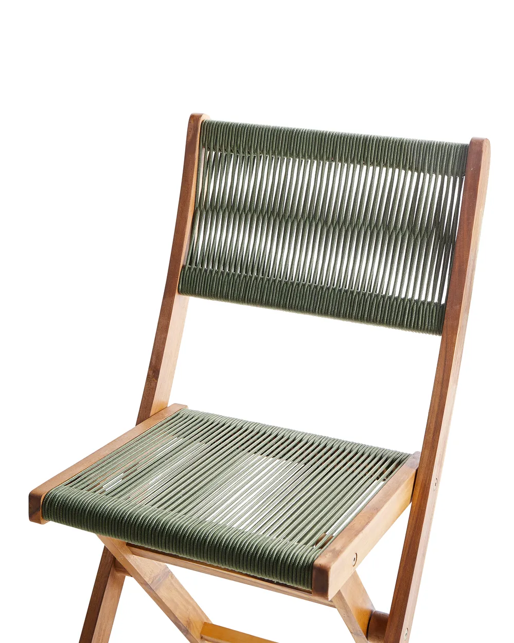 Set of 2 Garden Chairs PROSSEDI Folding Acacia Wood Green_956603