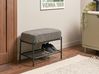 Shoe Bench TRUCKEE Fabric Black