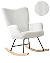 Rocking Chair ARSET Corduroy Off-White