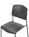 Sada 4 jídelních židlí černé ASTORIA_868255