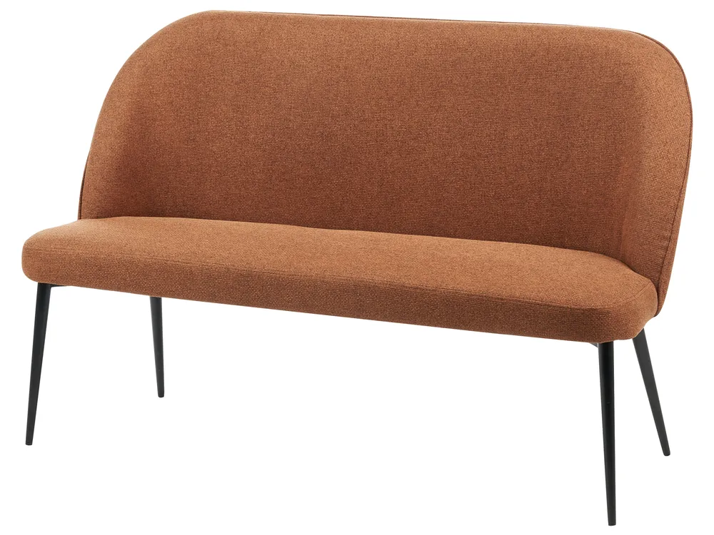 Dining Bench 2 Seater OSBY Fabric Golden Brown_929100