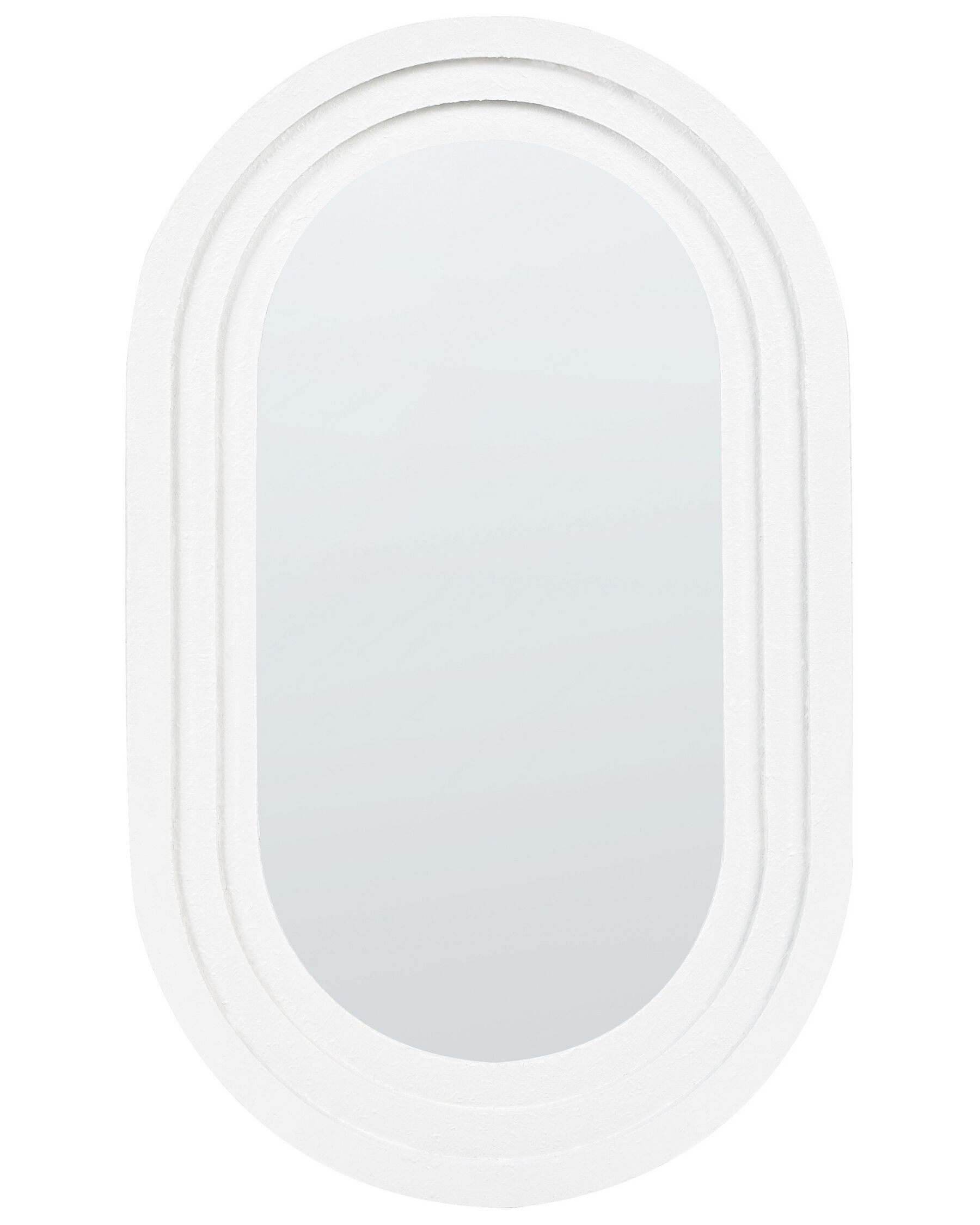 Nástenné zrkadlo 43 x 69 cm biele MASSILLY_923524