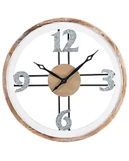 Wall Clock MESILLAS Light Brown_1182597