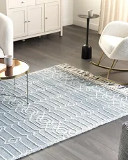 Rug ORHANELI Blue 160 x 230 cm Wool_856515