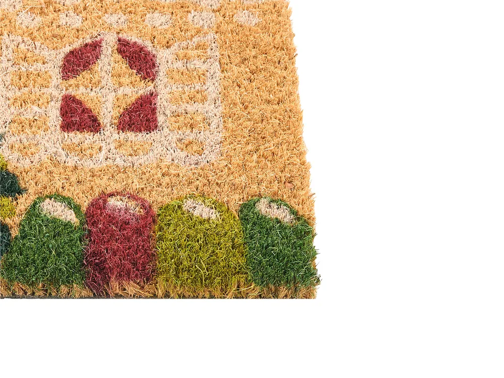 Deurmat SELATNA Natuurlijk 45 x 75 cm Kerstpatroon Kokos_1036273