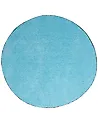 Shaggy Rug DEMRE Light Blue ø 140 cm