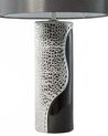 Fekete és ezüst porcelán asztali lámpa 52 cm AIKEN_540055