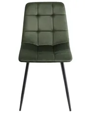 Set di 4 sedie da pranzo POWELL Velluto Verde oliva_966730