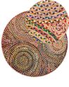 Tapis rond 140 cm multicolore YENICE_757760