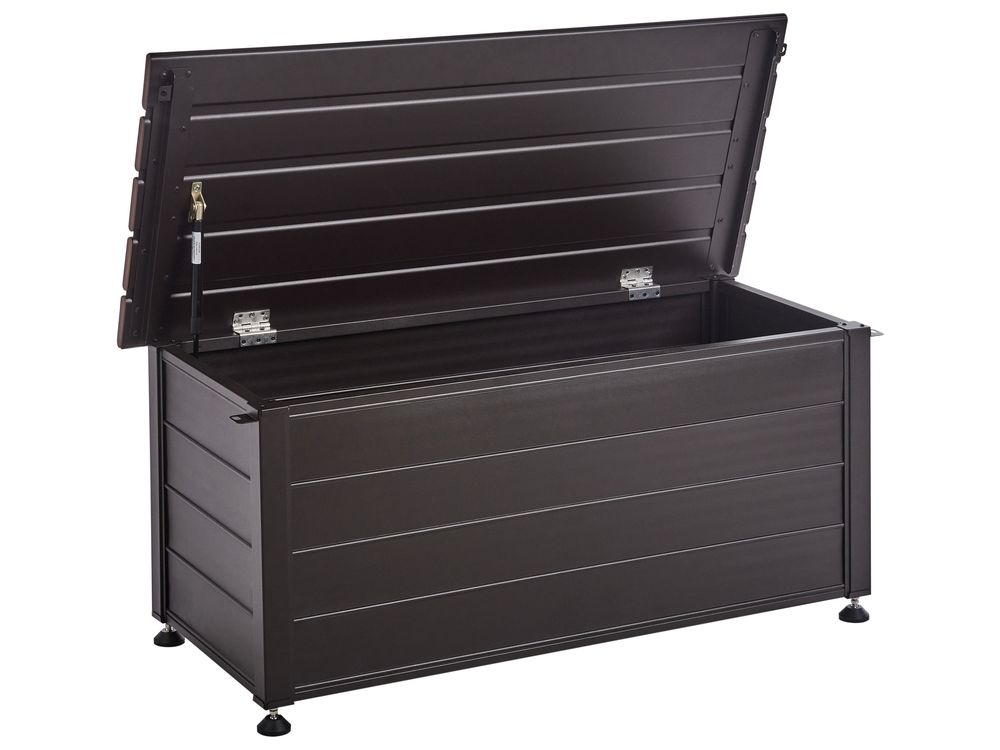 Úložný box CAMPALTO 113 cm 50 cm Kov Tmavohnedá