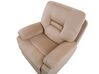 Velvet LED Electric Recliner Living Room Set with USB Port Beige BERGEN_835347