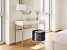 Storage Pouffe ELGIN Velvet Black