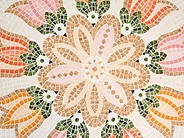 Masă de grădină SETTALA 60 cm 60 cm Metal Multicolor_1155828