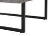 Tavolino da caffè grigio e nero 75 x 75 cm DELUZ_795675
