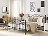 Bed Metal ANTLIA 180 x 200 cm (EU Super King) Black