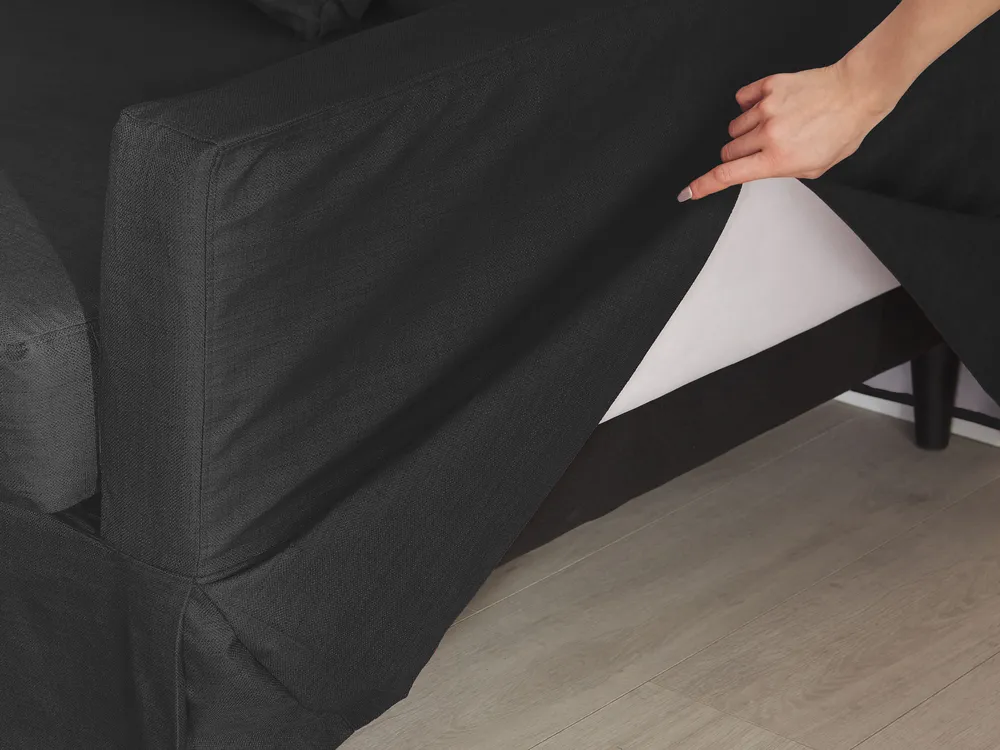 3 Seater Sofa Cover GILJA Black_792592