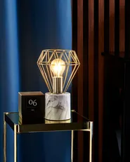 Lampada da tavolo MOONI Metallo Ottone_816575