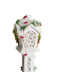 Christmas Decoration LED LUMMENE 80 cm Post Lamp White_1028028