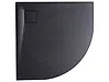 Shower Tray PARON 900 x 900 x 30 mm Black
