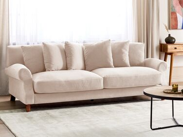 3-seters stoffsofa beige EIKE