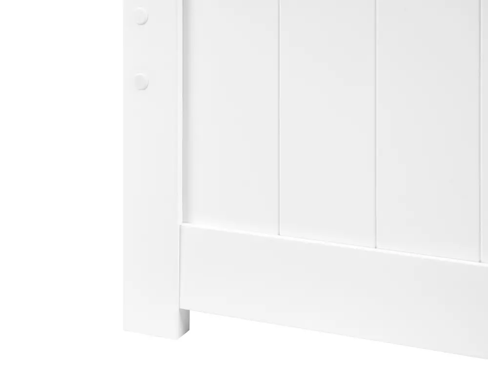 Bed with 4 Drawers SABRAN Pine Wood White 160 x 200 cm (EU King Size)_1061309