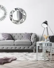 Rug AGACLI Grey 140 x 200 cm Leather_835462