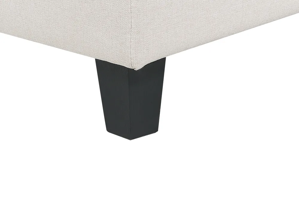 Divano modulare a U 5 posti UNSTAD Tessuto Beige chiaro_891122