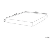 Materac termoelastyczny WHISPER MEMORY 7 PLUS H3/4 twardy 180 x 200 cm_909398