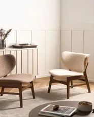 Armchair DAY Boucle Brown/ Light Beige_1060213