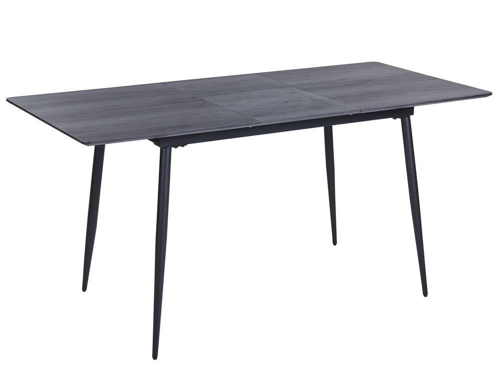 Spisebord med udtræk GELANDA Grå 120/160 cm 80 cm
