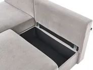 Divano angolare modulare NERBO Tessuto Grigio Lato Sinistro_1035206