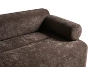Sofa 2 Seater ELVA Chenille Dark Brown_1035654